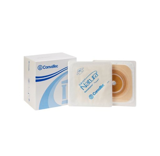 [125266] ConvaTec SUR-FIT Natura Stomahesive Up to 1-7/8" Cut-to-Fit Skin Barrier, 2-3/4" Flange, Tan