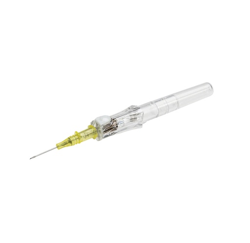 [381512] BD Autoguard Insyte IV Catheter, Yellow, 24G x 0.75"