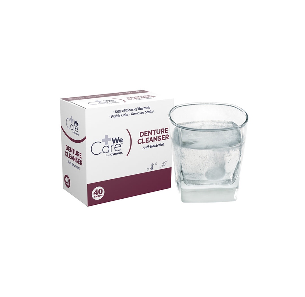 Dynarex WeCare Denture Cleanser Tablets