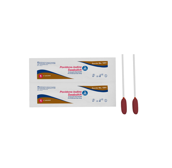 Dynarex Povidone Iodine Swabsticks