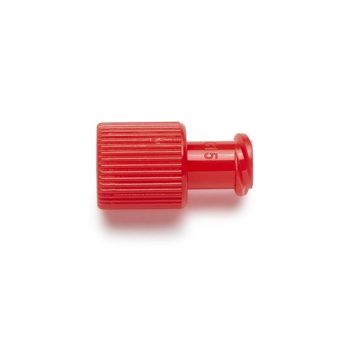 [DYNJCAPR] Medline Universal Luer Lock Connector Cap, Red